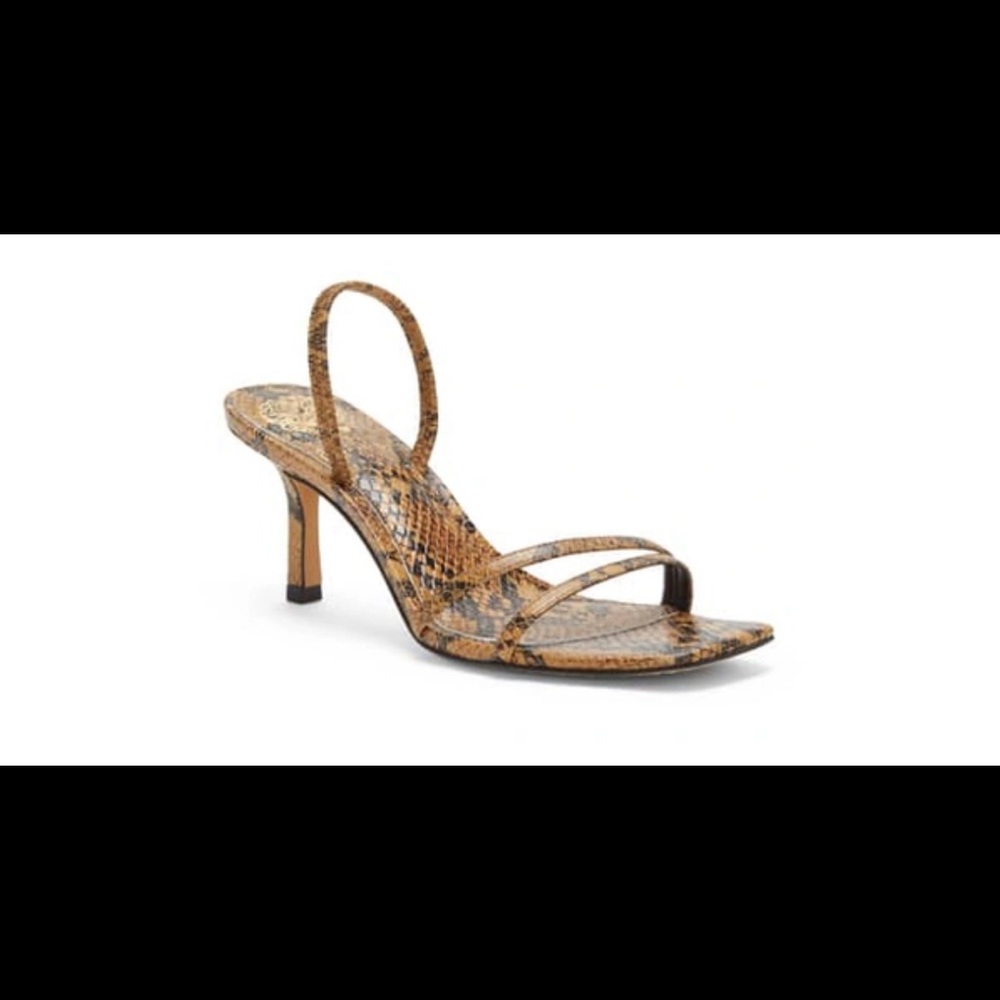 Vince Camuto - Sheela Sandal Smokey Brown Tucson Snake Size 9